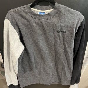 K Swiss Colorblock Crew Neck Sweatshirt